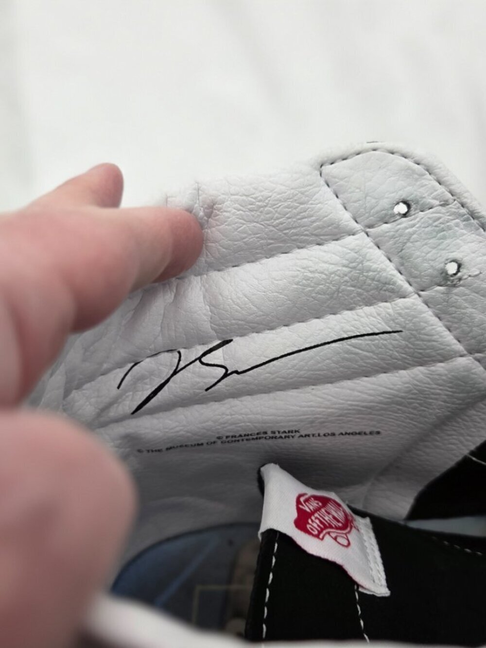 Vans x MOCA x Frances Stark Sk8-Hi | "Poets on the Pyre" Art Sneakers 10 - Picture 9 of 11